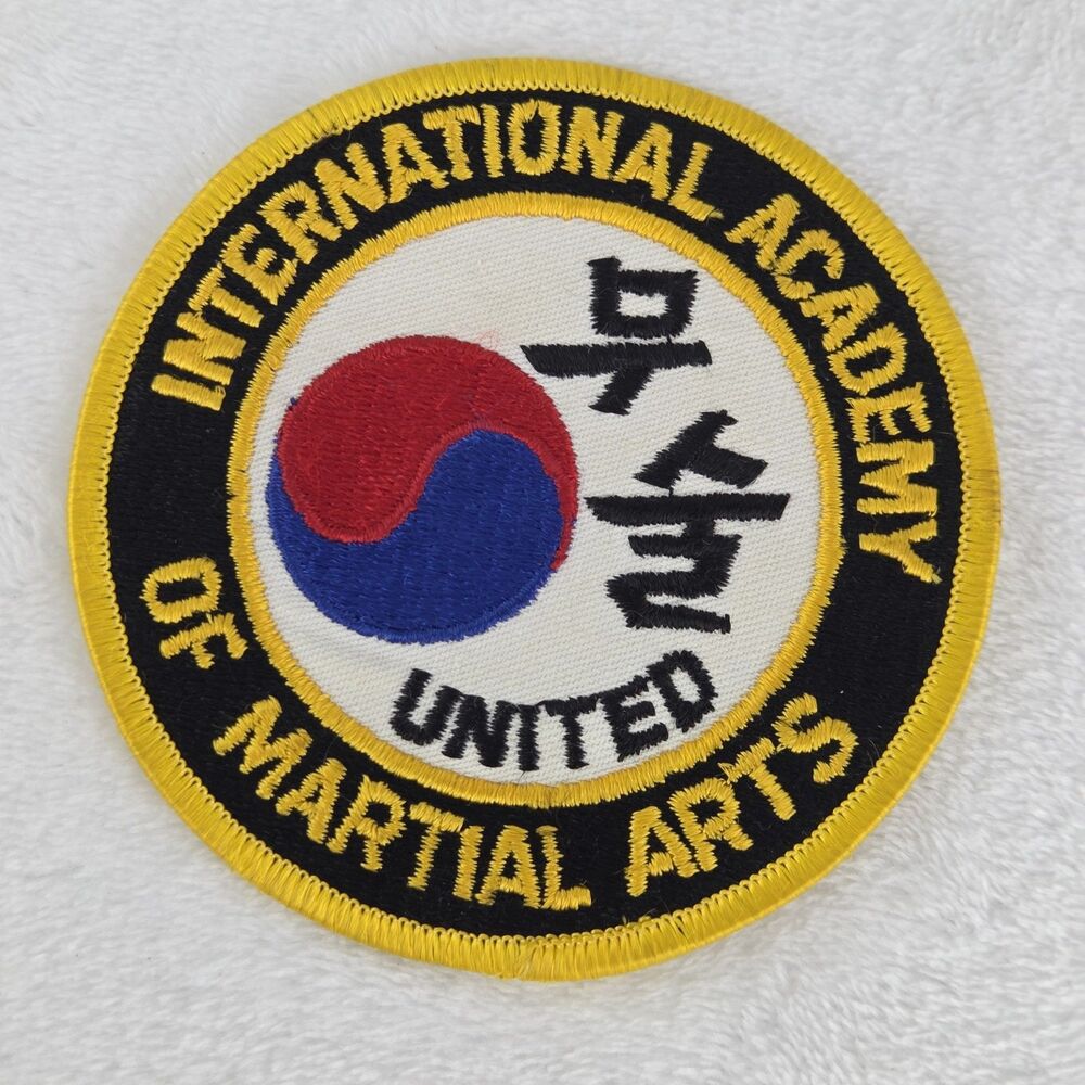 Vintage International Academy Of Martial Arts United 4" Embroidered Patch
